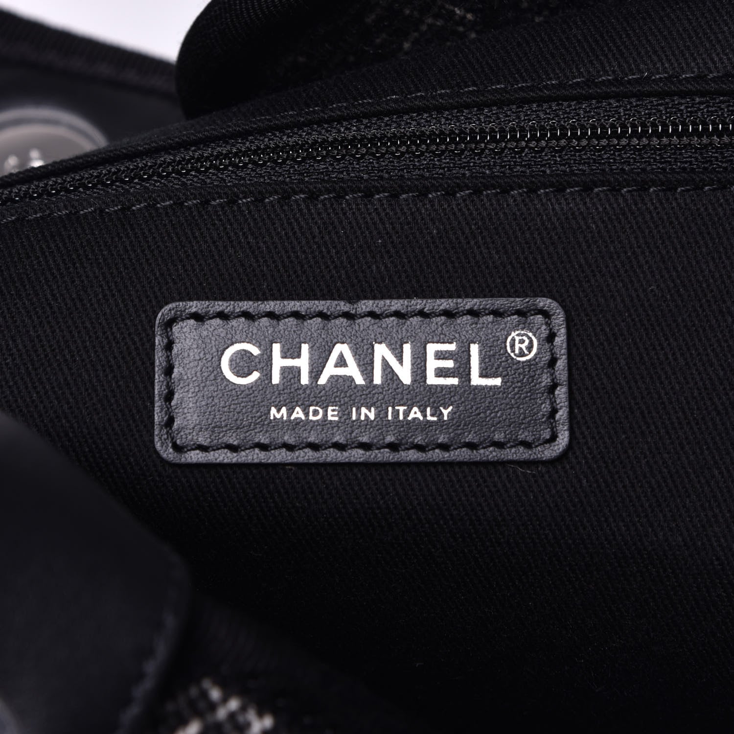 Chanel Mixed Fibers Calfskin Medium Deauville Tote Black 5 of 5