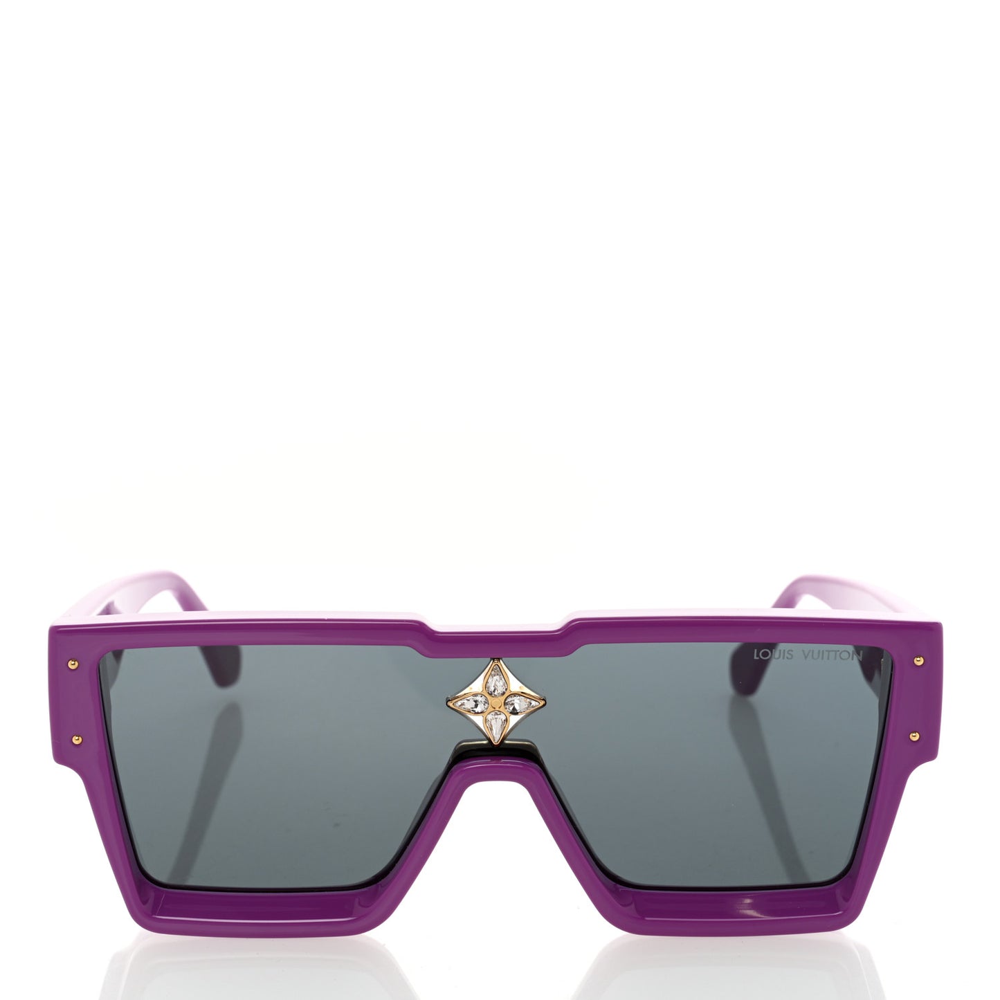 Acetate Swarovski Crystal Cyclone Sunglasses Z1641W Purple
