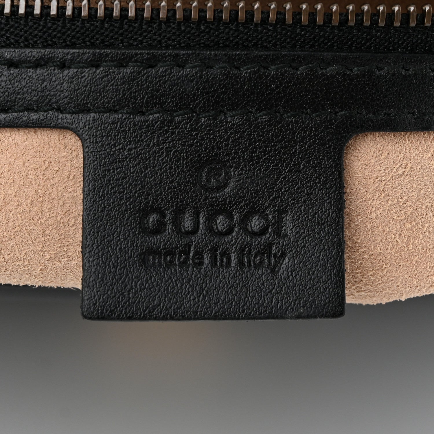 Gucci Calfskin Matelasse Small GG Marmont Top Handle Shoulder Bag Black 6 of 10