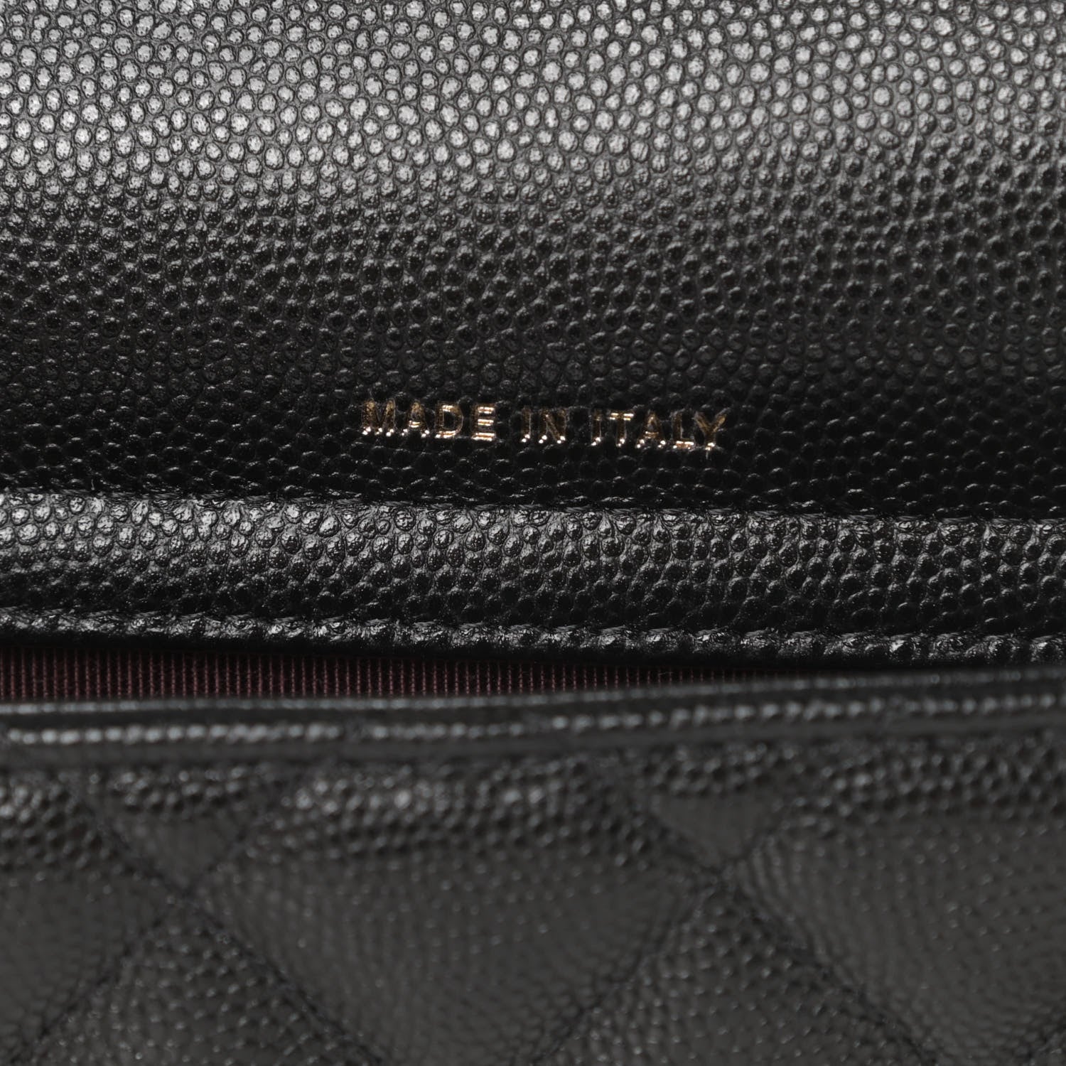 Chanel Caviar Quilted Flap Phone Holder With Chain Black 8 of 13