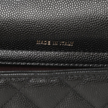 Chanel Caviar Quilted Flap Phone Holder With Chain Black 8 of 13