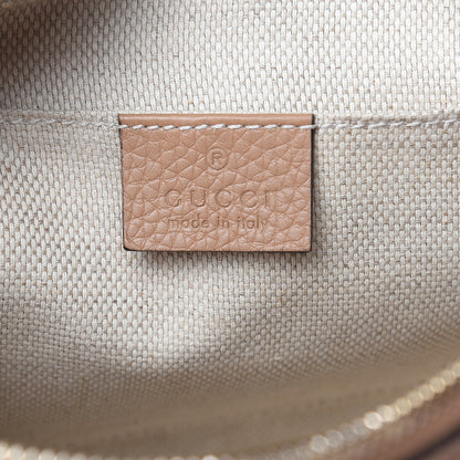 Gucci Pebbled Calfskin Small Soho Disco Bag Rose Beige 6 of 11