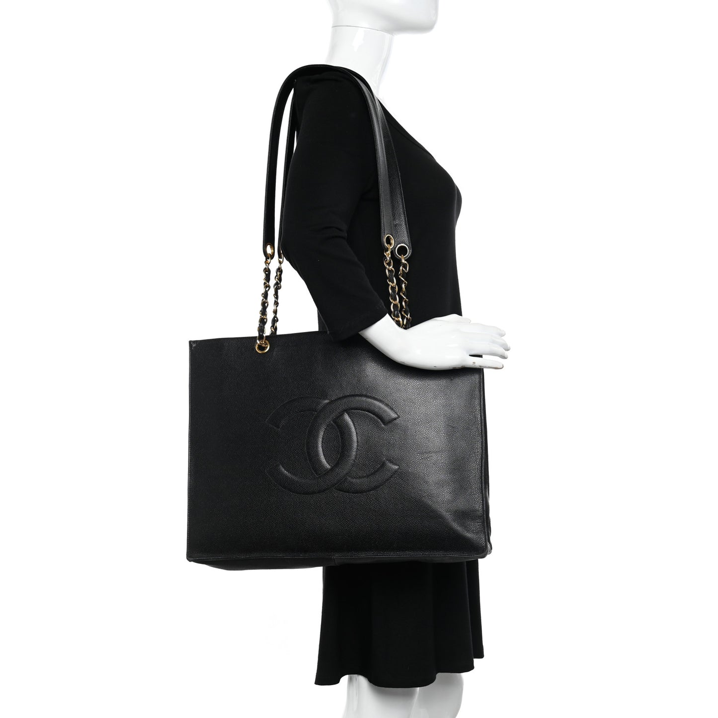 Caviar CC Shopper Tote Black