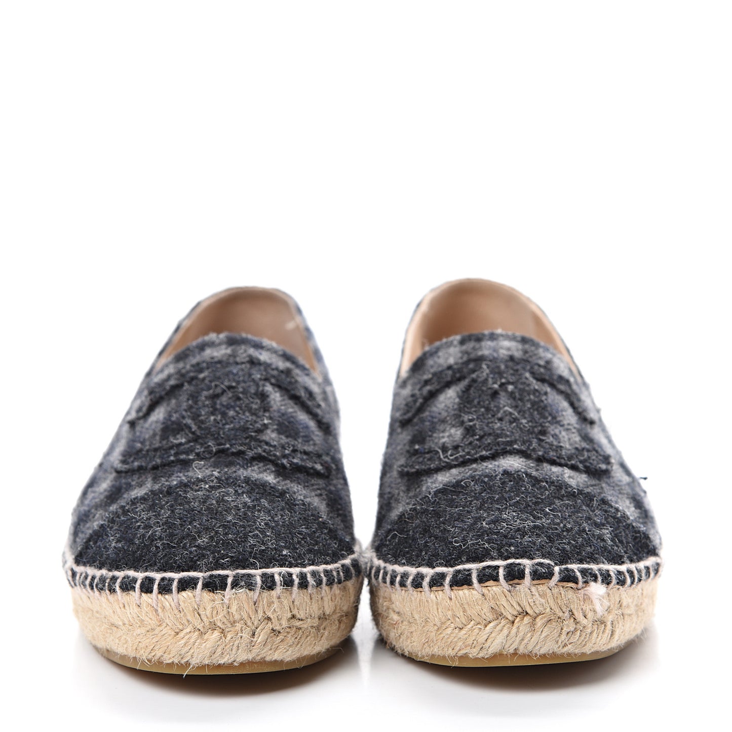 Flannel CC Espadrilles 40 Black Grey