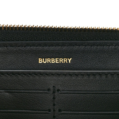 Burberry Vintage Check Elmore Zip Around Wallet Black 6 of 8