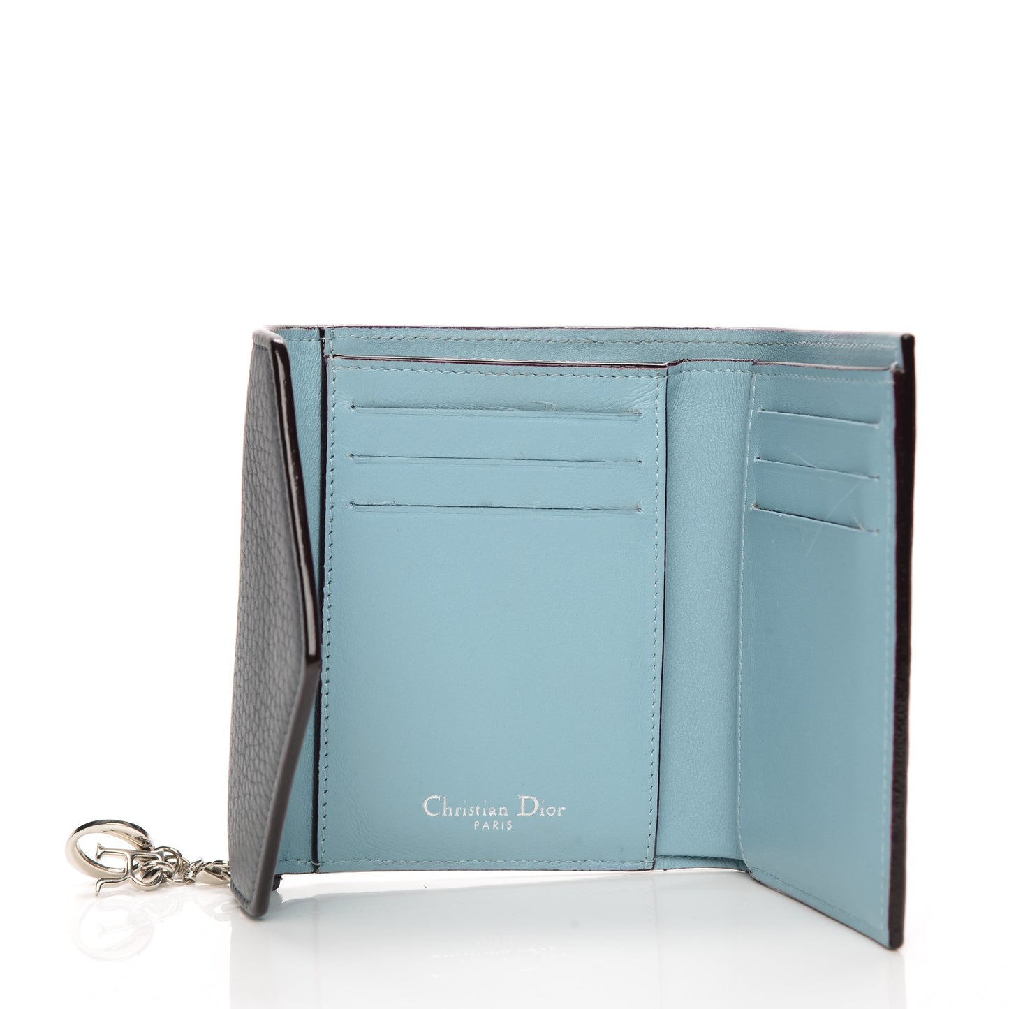 Bullcalf Diorissimo Medium Envelope Wallet Grey Blue
