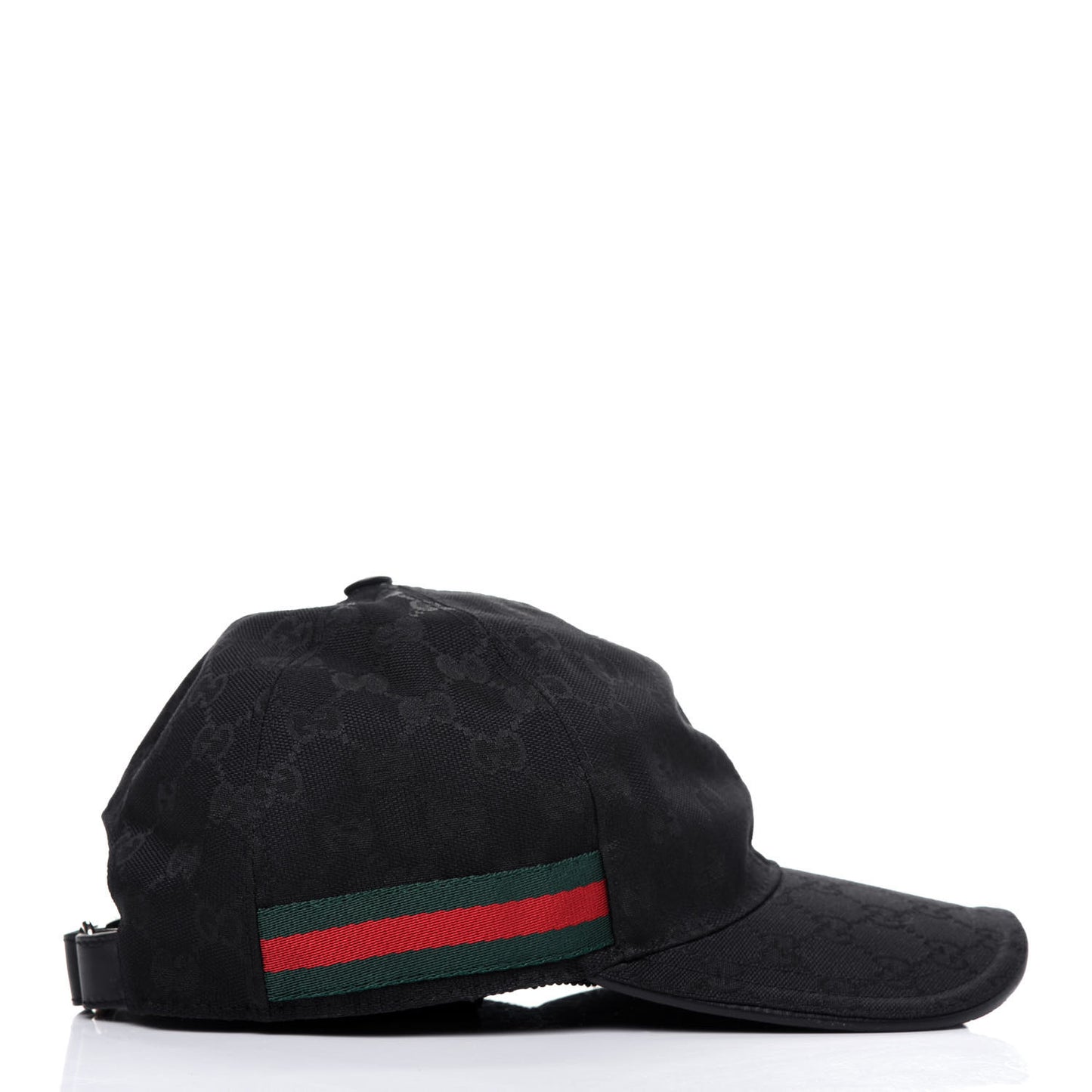 Monogram Web Baseball Hat M Black