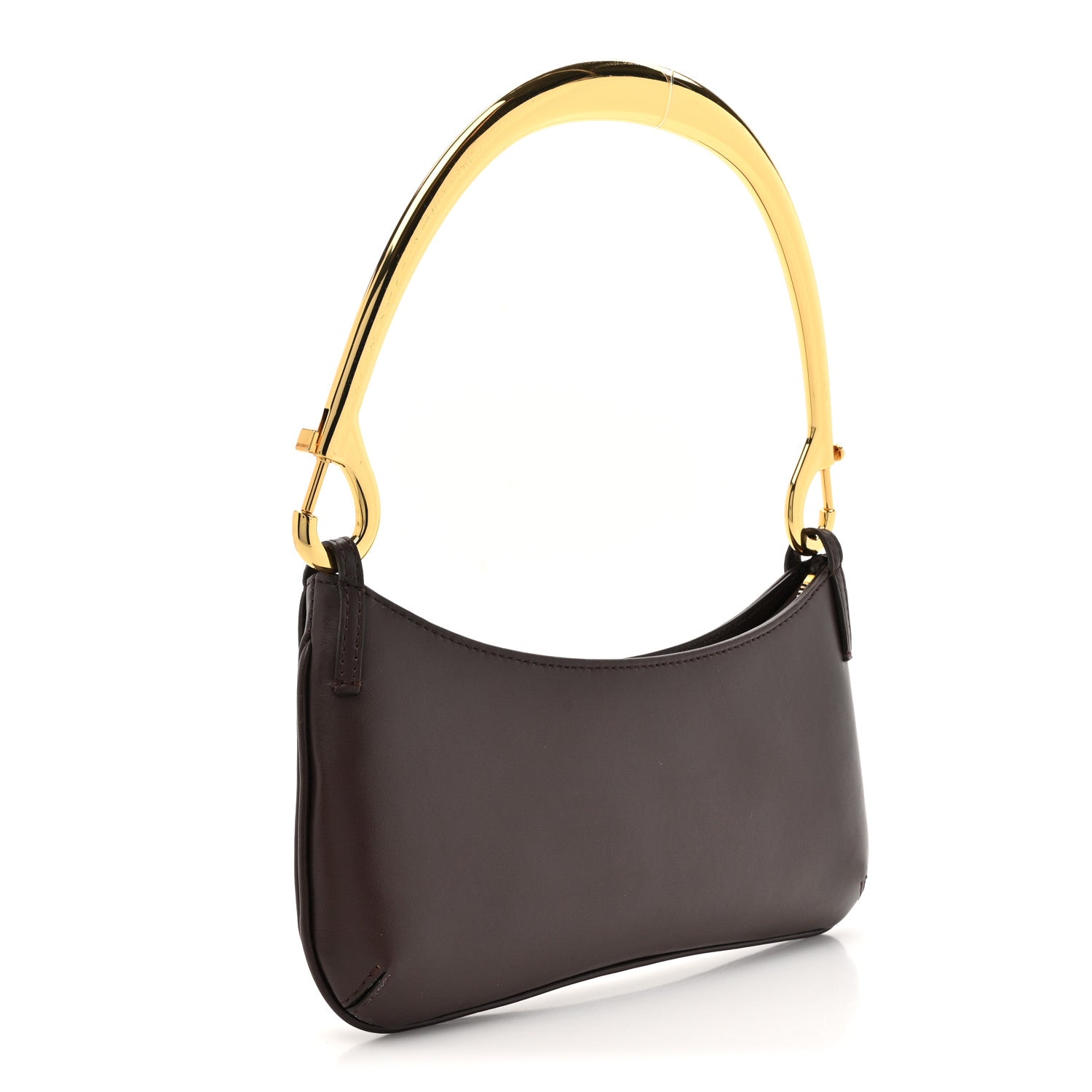 Jacquemus Smooth Calfskin Le Bisou Mousqueton Dark Brown 3 of 10