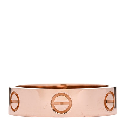 Cartier 18K Pink Gold 5.5mm LOVE Ring 60 9.25 1 of 4