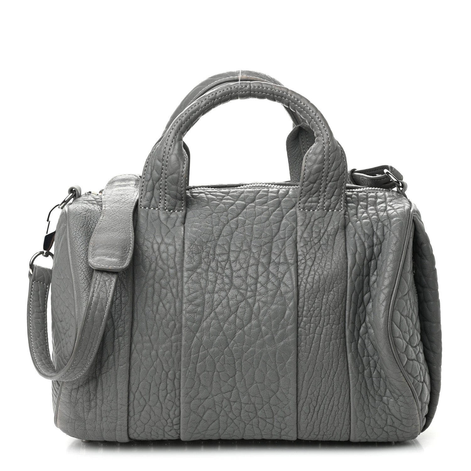 Alexander Wang Pebbled Lambskin Rocco Sesame Silver Hardware 1 of 11