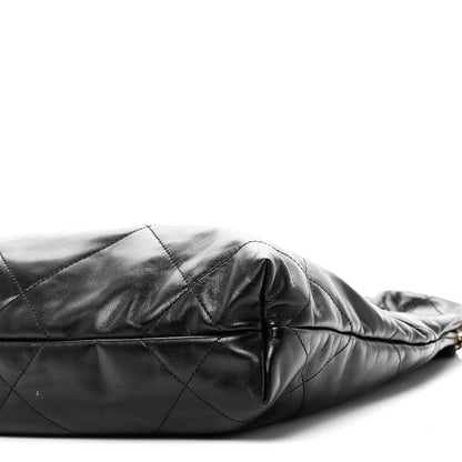 Chanel Shiny Calfskin Quilted Small Chanel 22 Black 12 of 12