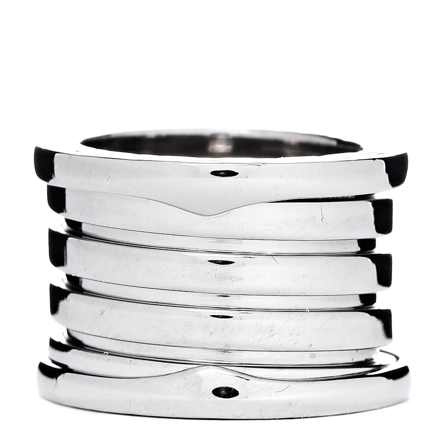 18K White Gold B.Zero1 Five-Band Ring 46 3.75