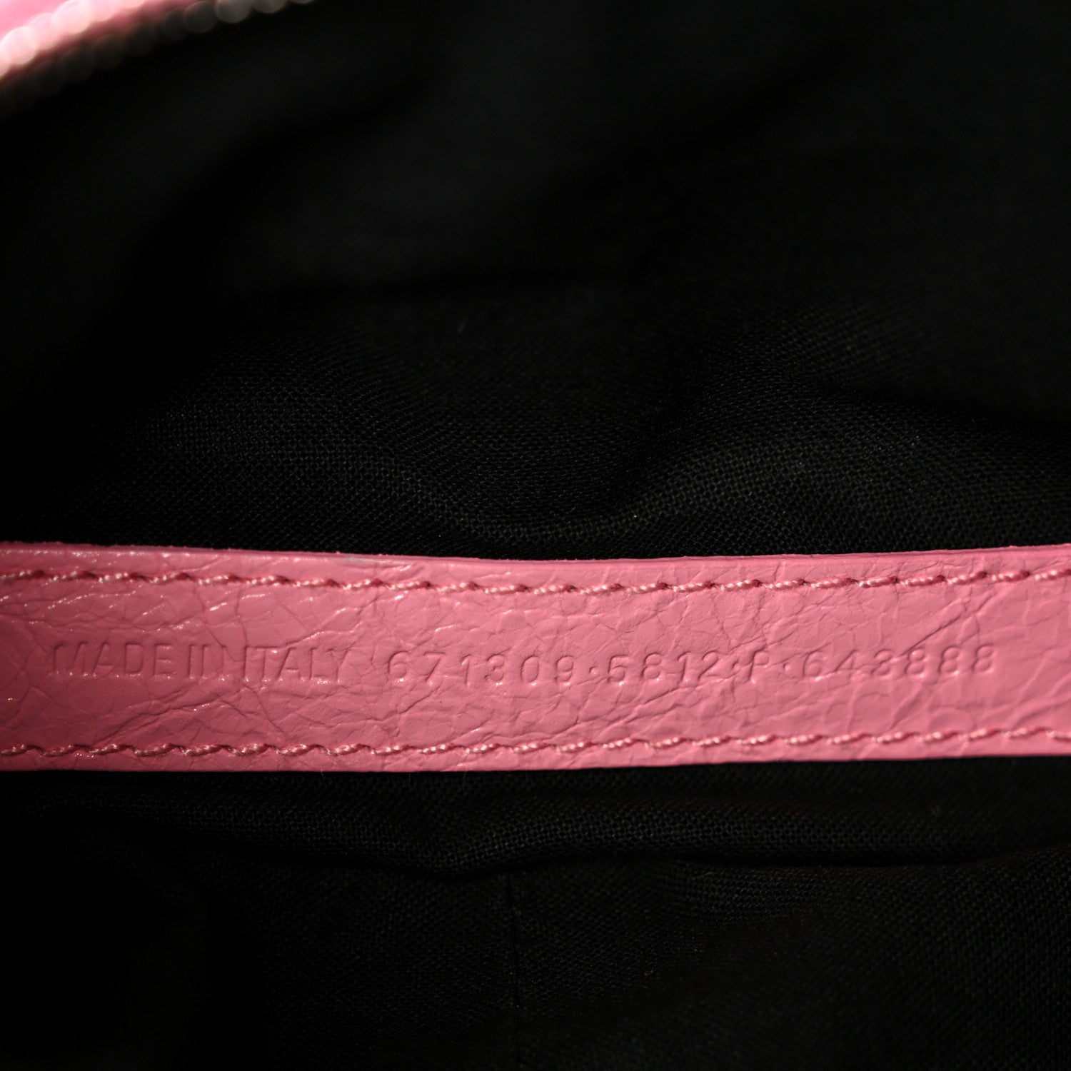 Balenciaga Agneau Arena XS Le Cagole Shoulder Bag Sweet Pink 7 of 10