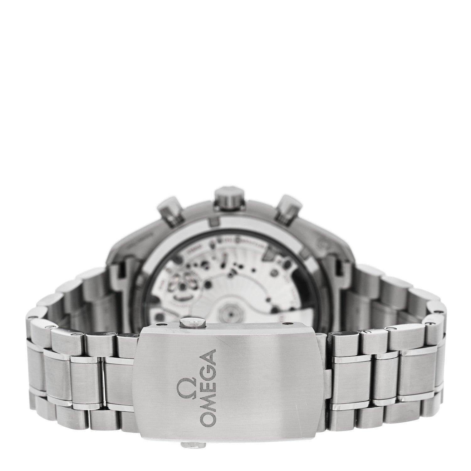Omega Stainless Steel 44mm Speedmaster Racing Co-Axial Master Chronometer Chronograph Automatic Watch White 329.30.44.51.04.001 3 of 5