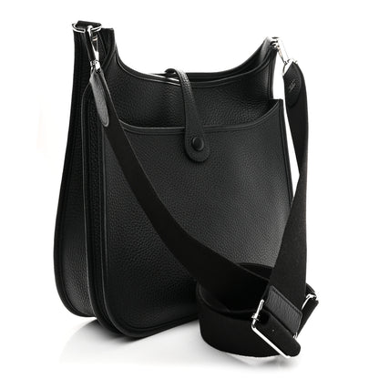 Hermes Taurillon Clemence Evelyne III PM Black 3 of 11