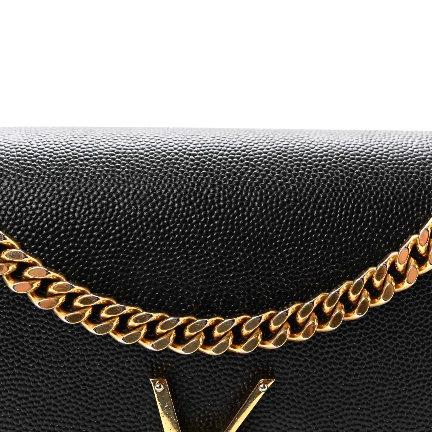 Saint Laurent Grain De Poudre Medium Classic Monogram Kate Satchel Black 7 of 9
