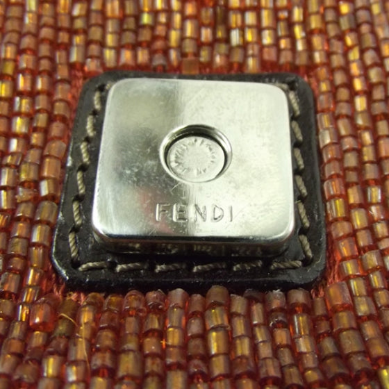 Fendi Sequin Mini Baguette Beaded Evening Bag 8 of 9