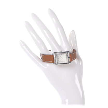 Hermes Stainless Steel Epsom 23mm Cape Cod Quartz Watch Gold 2 of 11