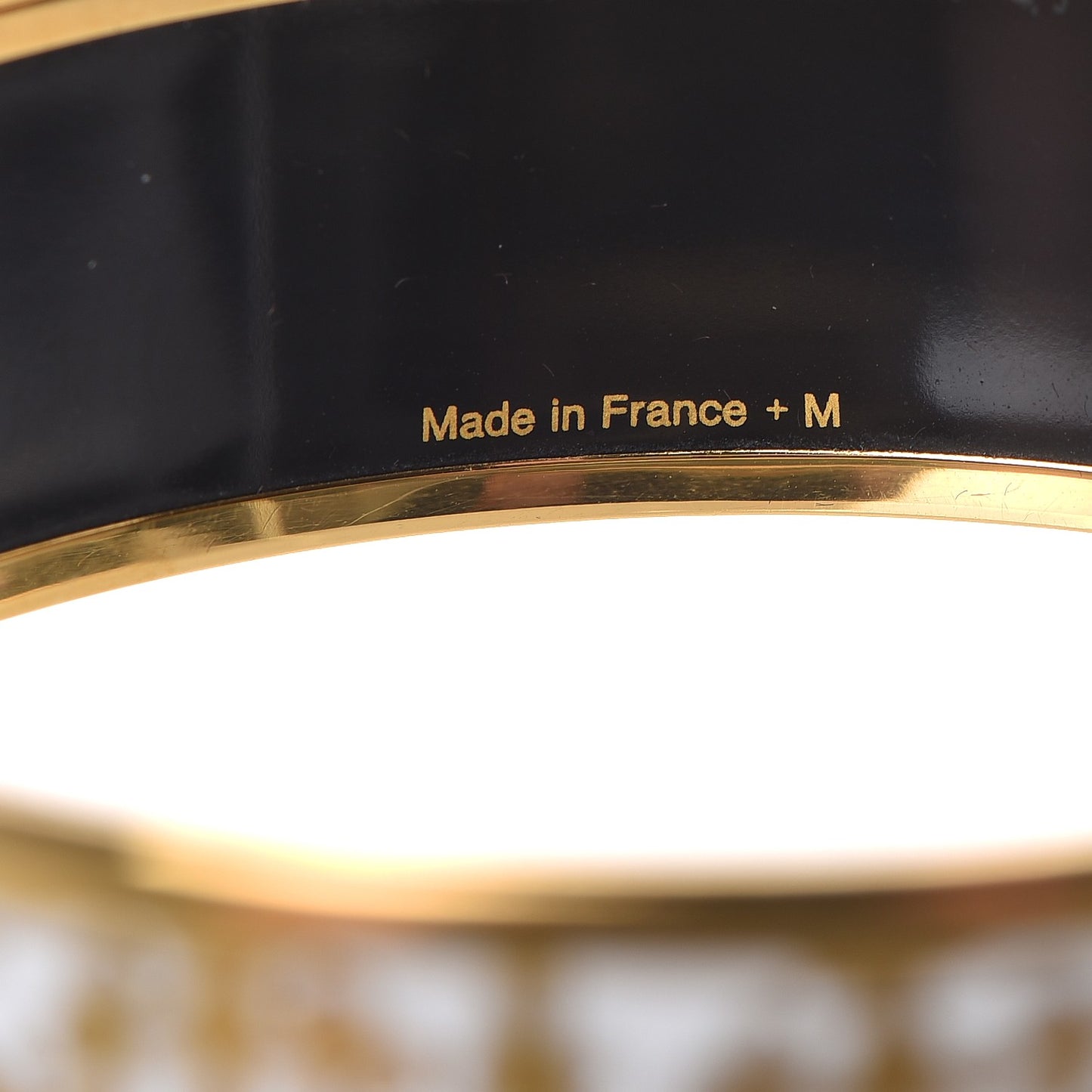 Enamel Printed Wide Balcons du Guadalquivir Bracelet 65 Gold