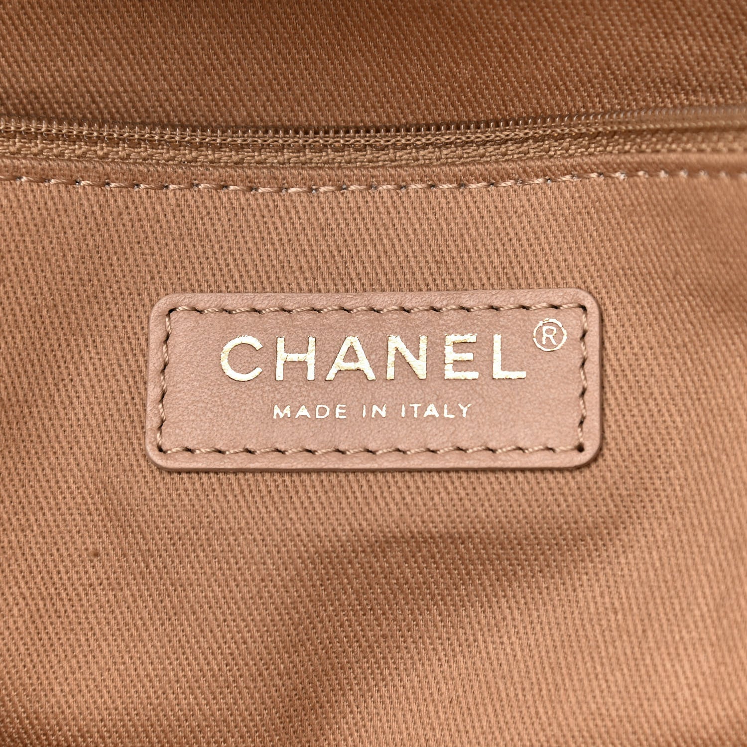 Chanel Mixed Fibers Striped Medium Deauville Tote Beige 6 of 10