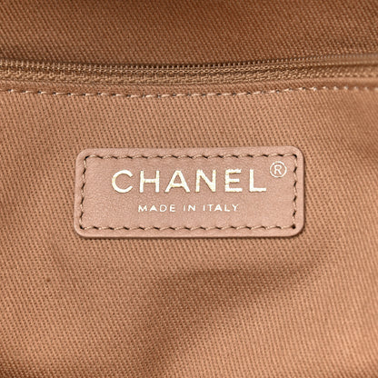 Chanel Mixed Fibers Striped Medium Deauville Tote Beige 6 of 10