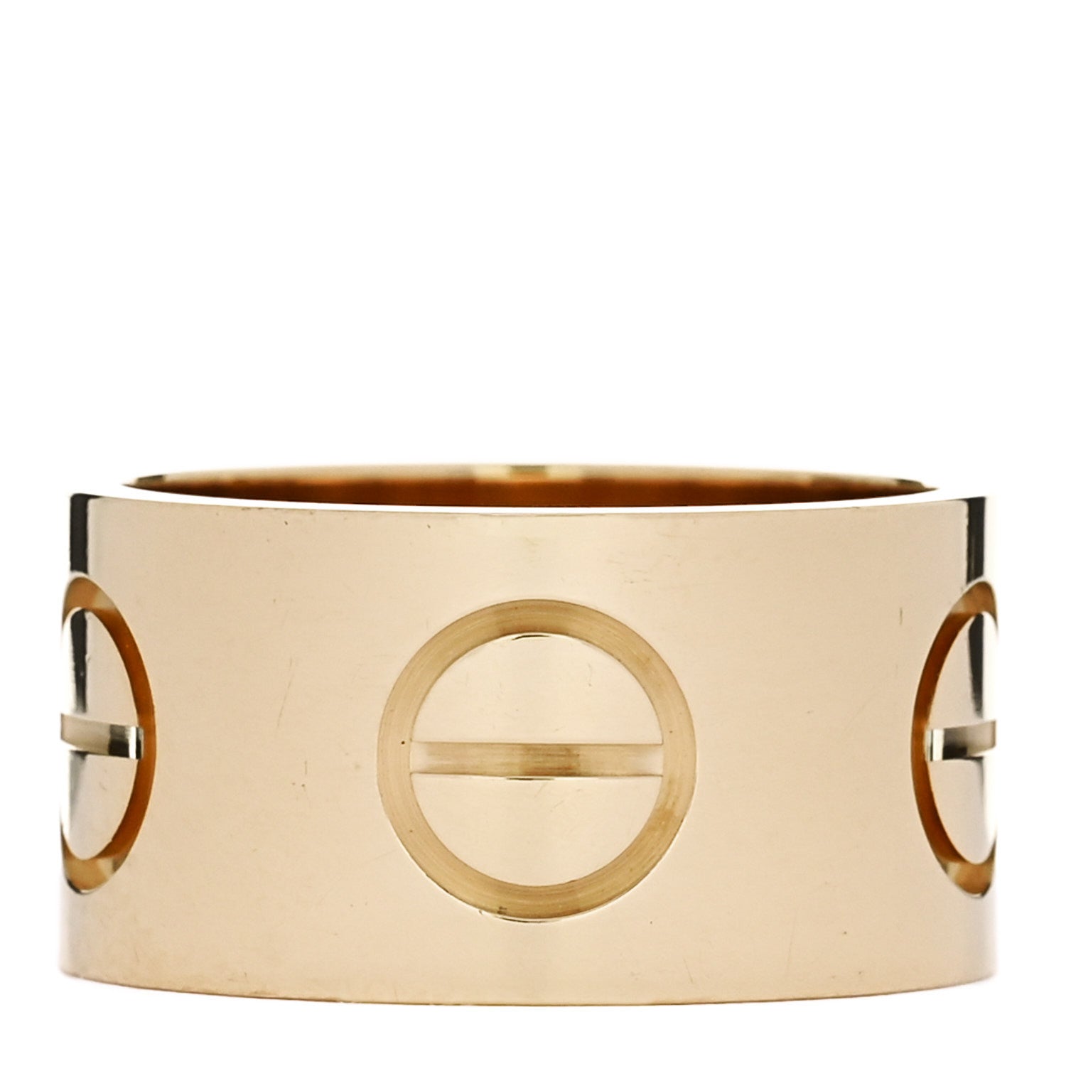 Cartier 18K Yellow Gold 11mm LOVE Ring 57 8 1 of 5