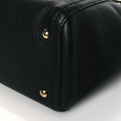 Salvatore Ferragamo Calfskin Small Verve Double Zip Tote Black 9 of 9