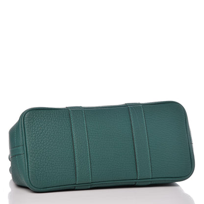 Hermes Negonda Garden Party Tote 30 TPM Malachite 4 of 7