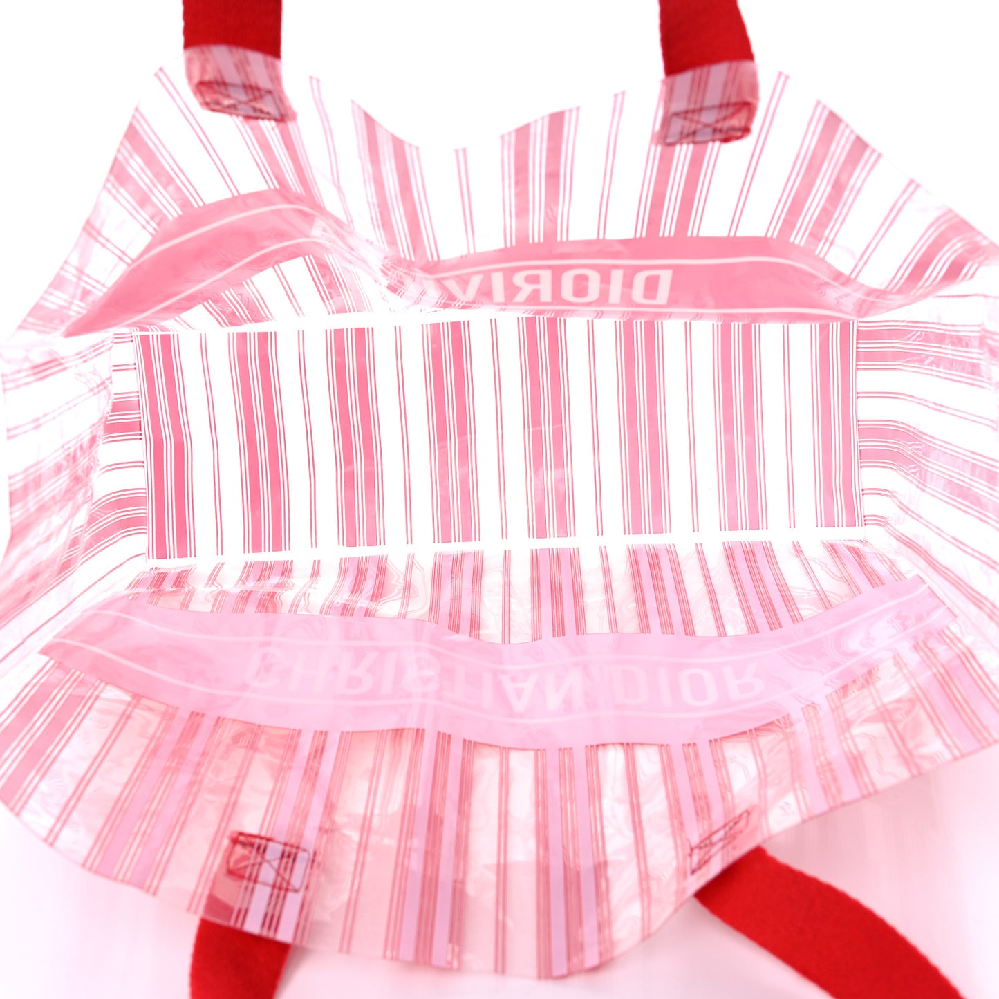 PVC Diorivera Tote Red