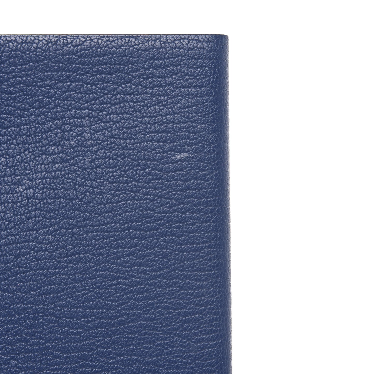 Chevre Mysore Tarmac PM Passport Holder Bleu Saphir