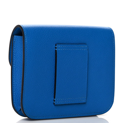Hermes Evercolor Constance Slim Wallet Bleu Hydra 4 of 10