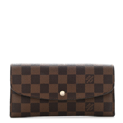 Louis Vuitton Damier Ebene Emilie Wallet 1 of 11