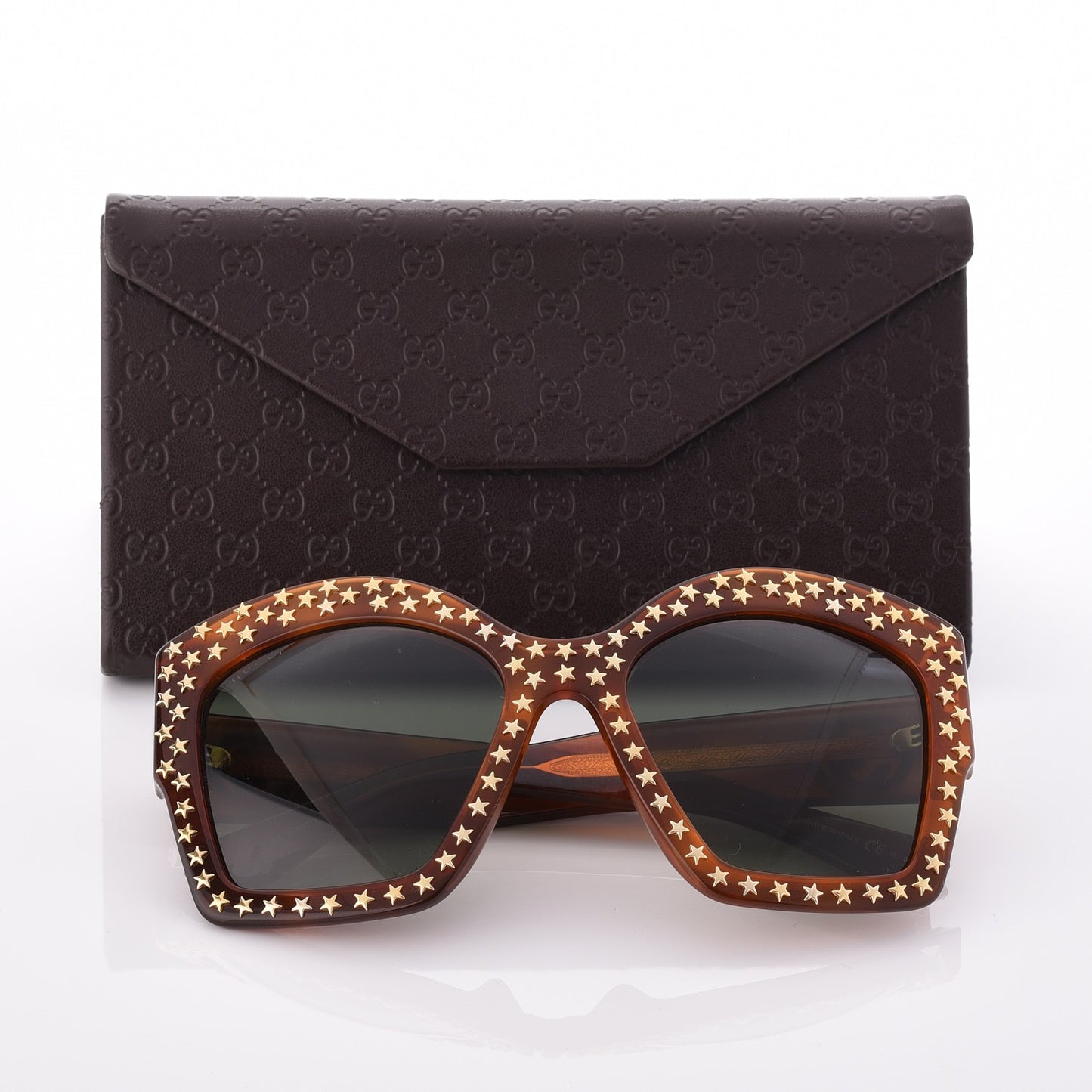 Square Frame Star Sunglasses GG 3870/S Light Tortoiseshell