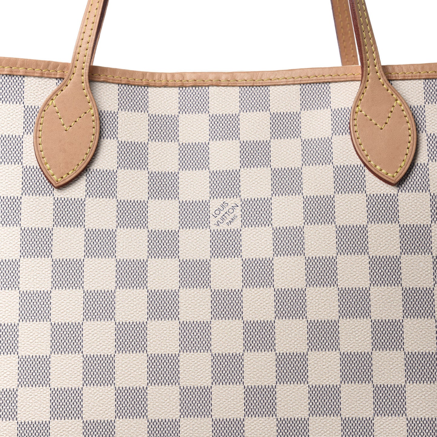 Damier Azur Neo Neverfull MM Rose Ballerine