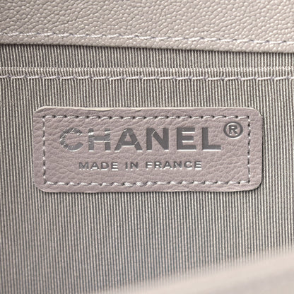 Chanel Caviar Quilted Medium Boy Flap Grey 5 of 8