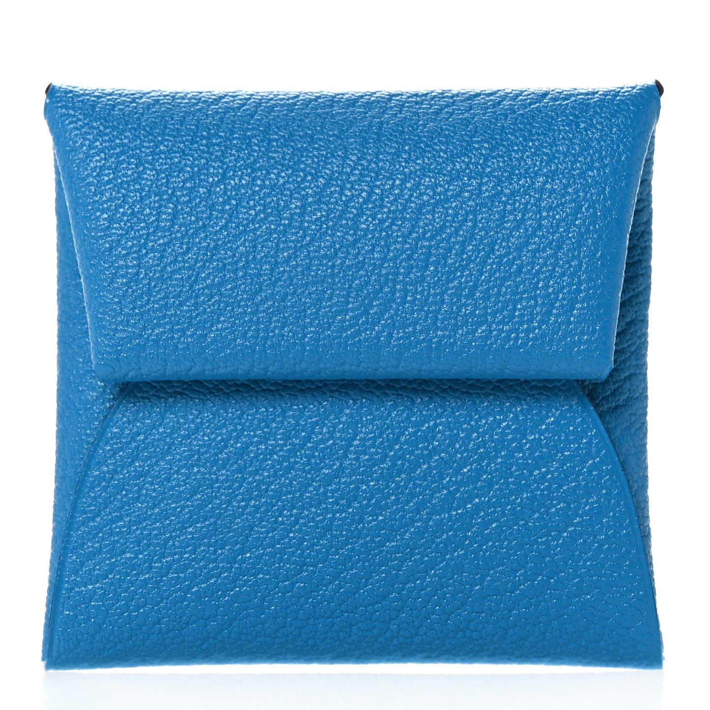 Chevre Mysore Bastia Verso Coin Purse Bleu Frida Cuivre