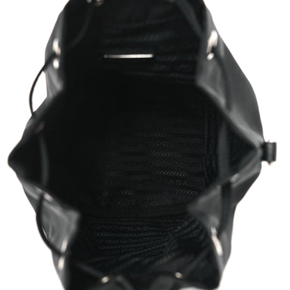Prada Re-Nylon Saffiano Bucket Wristlet Black 5 of 11