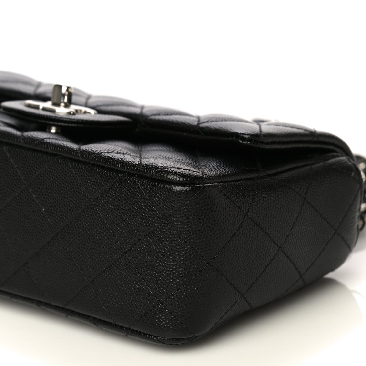 Chanel Caviar Quilted Mini Rectangular Flap Black 10 of 11