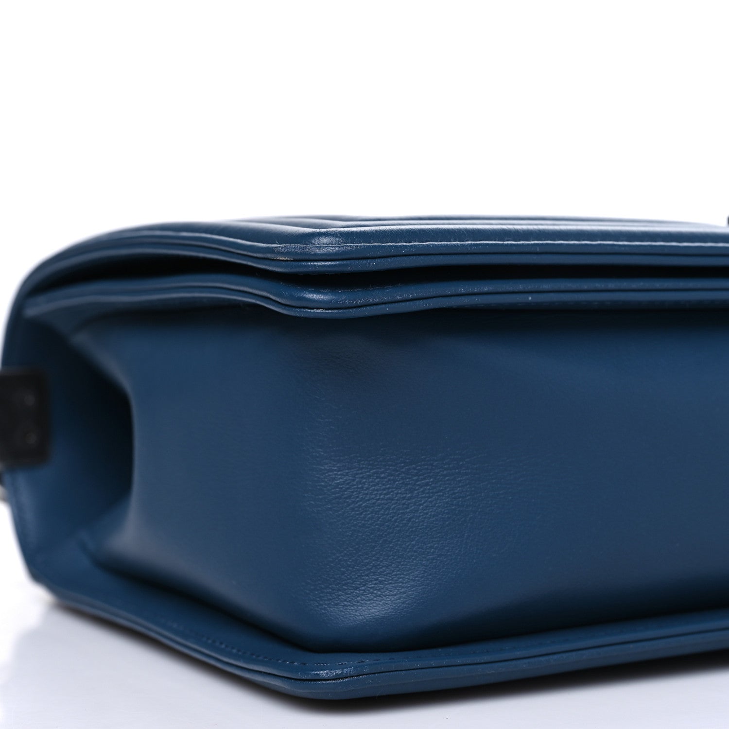 Chanel Calfskin Quilted New Medium Boy Flap Dark Blue 9 of 12