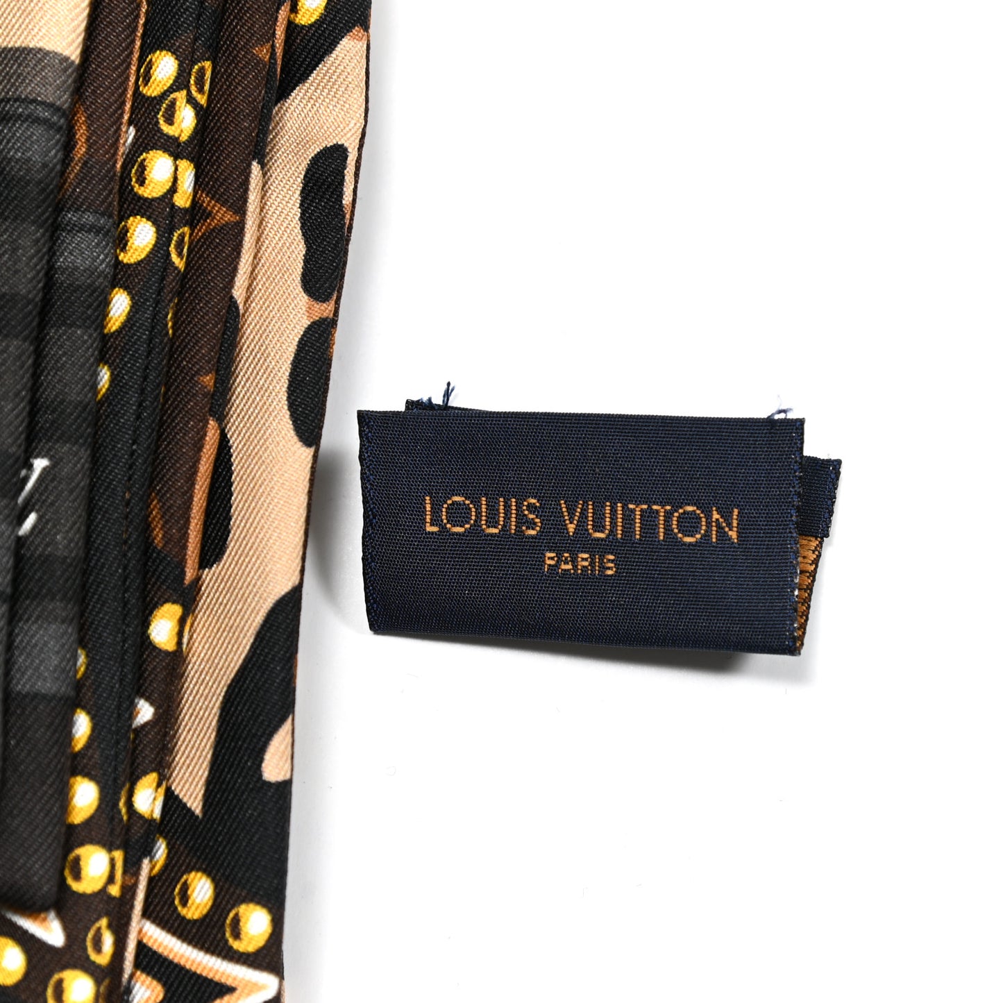 Silk Monogram LV World Bandeau Brown