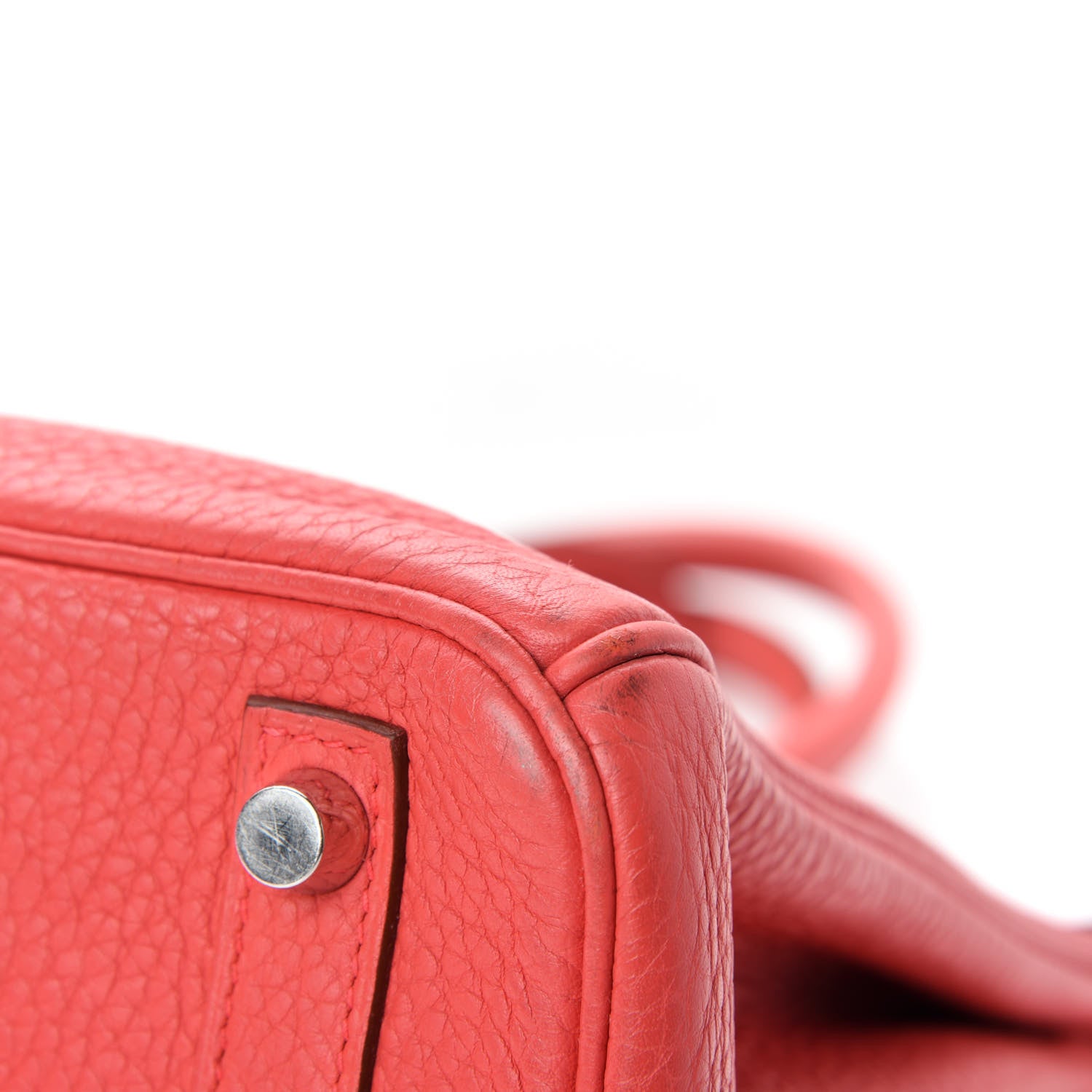 Hermes Taurillon Clemence Birkin 30 Bougainvillea 9 of 14