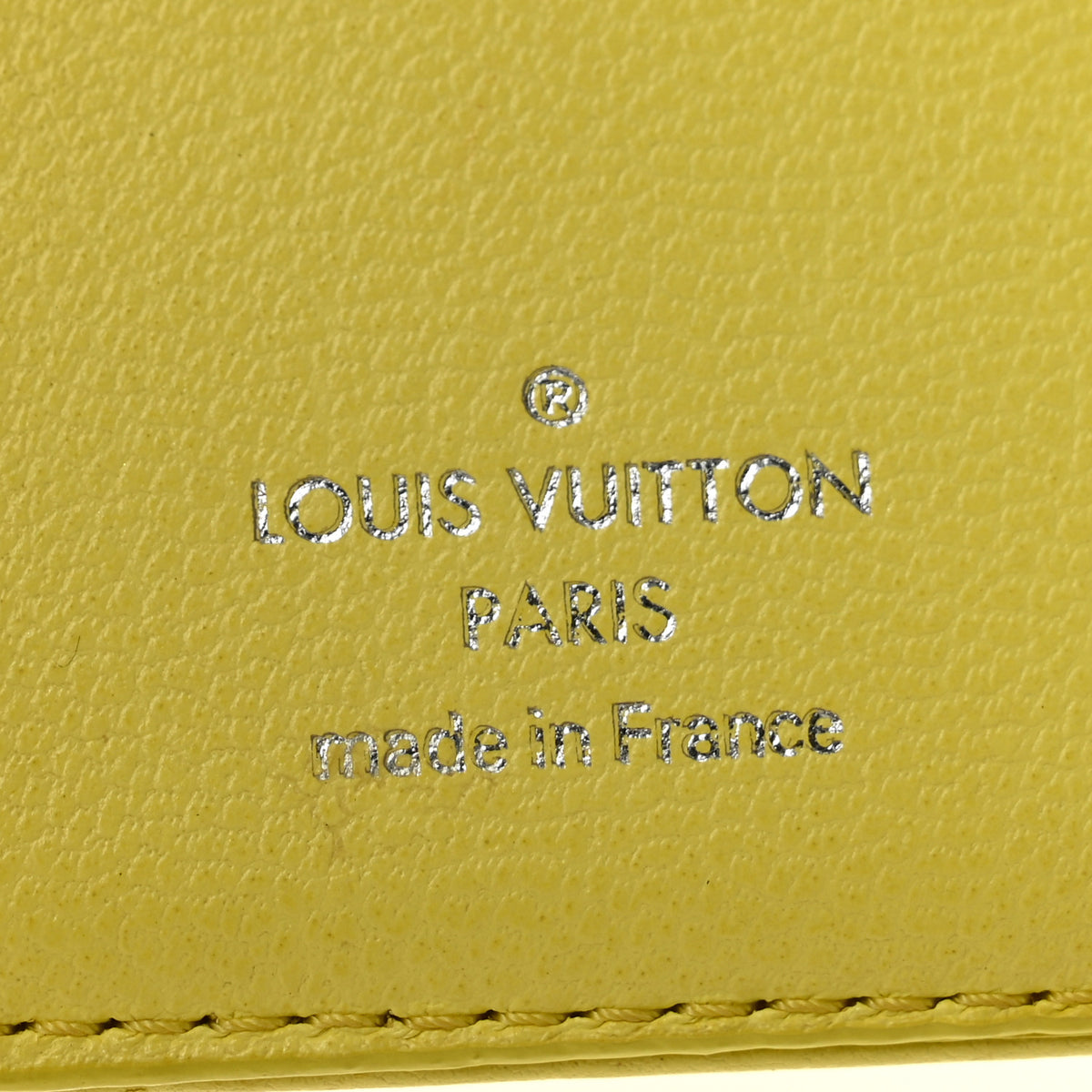 Louis Vuitton Lambskin Embossed Monogram Lou Coussin Wallet Yellow 6 of 10