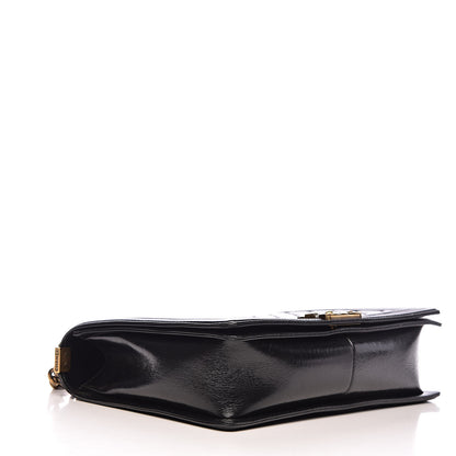 Chanel Aged Glazed Calfskin Quilted Large Boy Flap Black 4 of 16