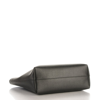 Fendi Vitello Elite Cuoio Monster Buggies Medium Roll Tote Black Multicolor Blue Cobalto 4 of 8
