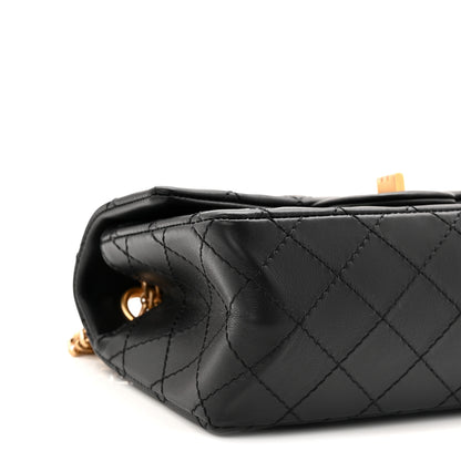 Chanel Calfskin Quilted 2.55 Reissue Mini Flap Black 9 of 11