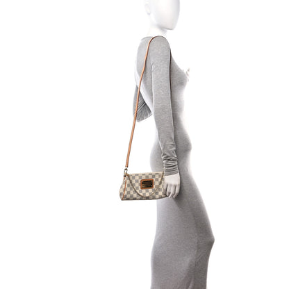 Louis Vuitton Damier Azur Eva Clutch 2 of 9