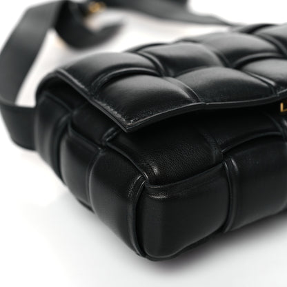 Bottega Veneta Nappa Maxi Intreccio Small Padded Cassette Crossbody Bag Black 8 of 9