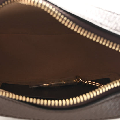 Gucci GG Supreme Monogram Textured Calfskin Web Mini Ophidia Half Moon Hobo Beige Ebony New Acero 5 of 11