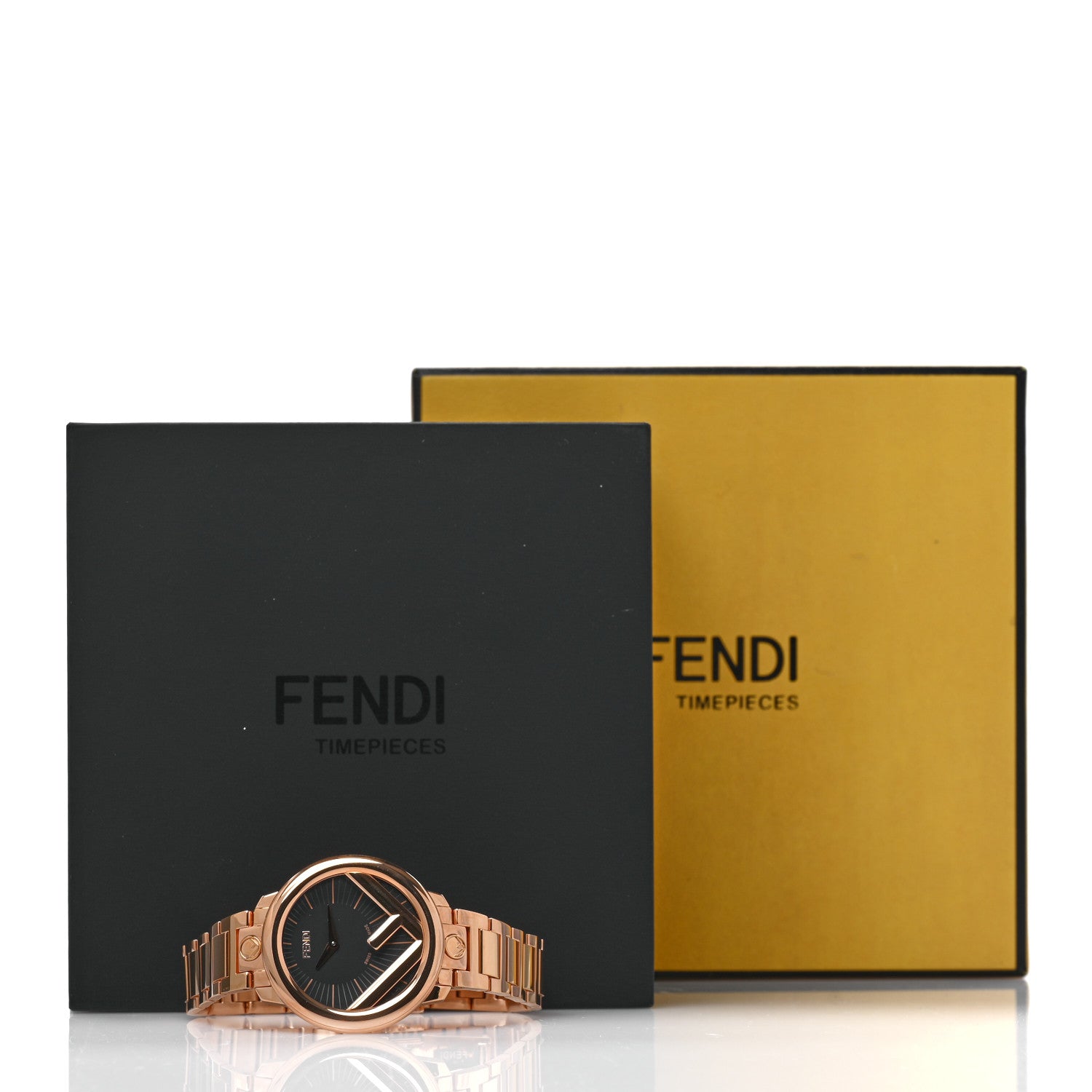 Fendi Stainless Steel 36mm Run Away Quartz Watch Gold 5 of 5