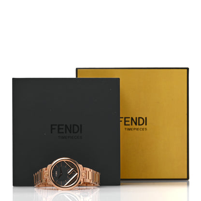 Fendi Stainless Steel 36mm Run Away Quartz Watch Gold 5 of 5